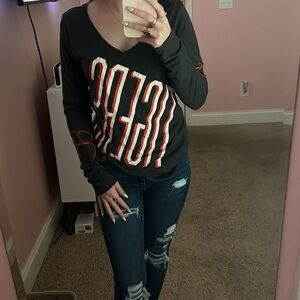 Nike Dark Gray Tigers Graphic Long Sleeve